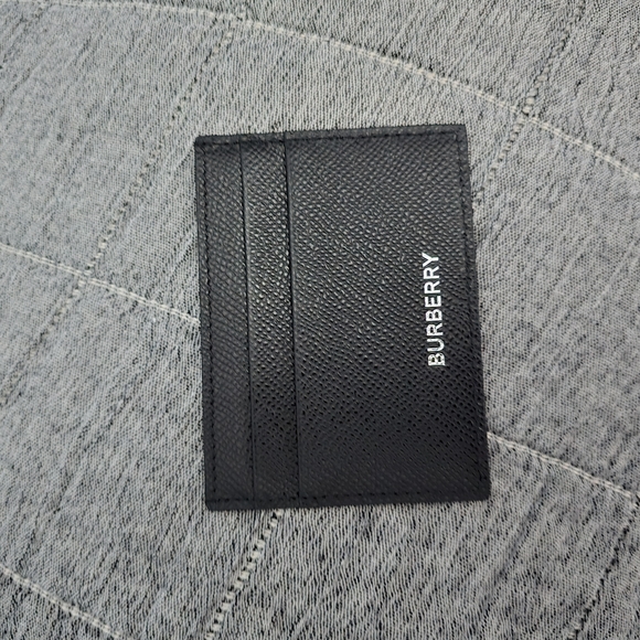 Burberry Black Leather Card Holder - Picture 2 of 2